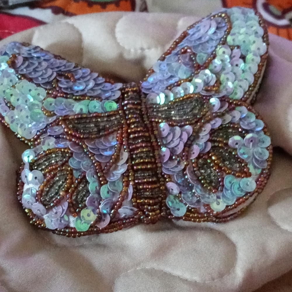 Vintage butterfly coin wallet